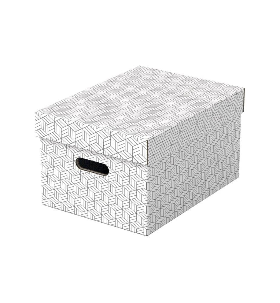 LEITZ - Boîte de rangement Esselte Home M Moyen, 3 pièces, Blanc