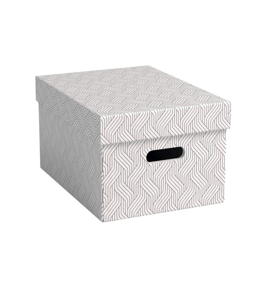 VON - Boîte darchivage Medium 15 l, 3 pièces, Blanc