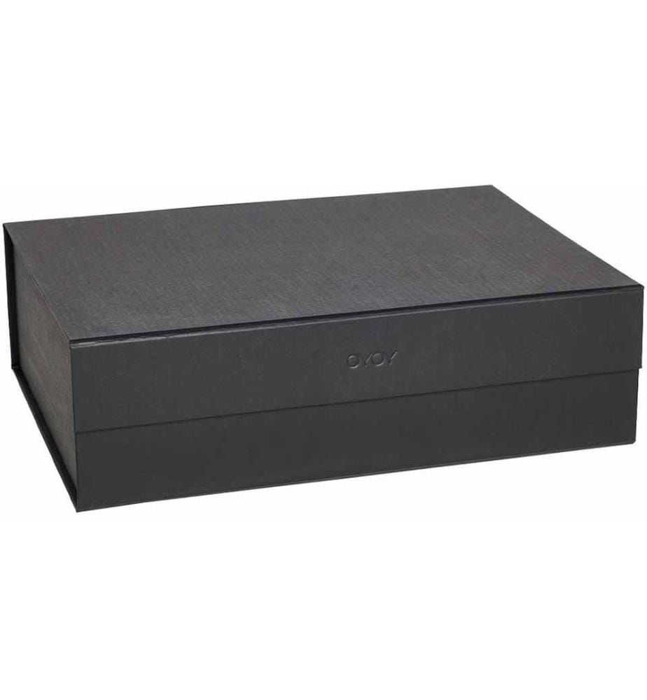 OYOY Boîte de rangement Hako A3 Noir