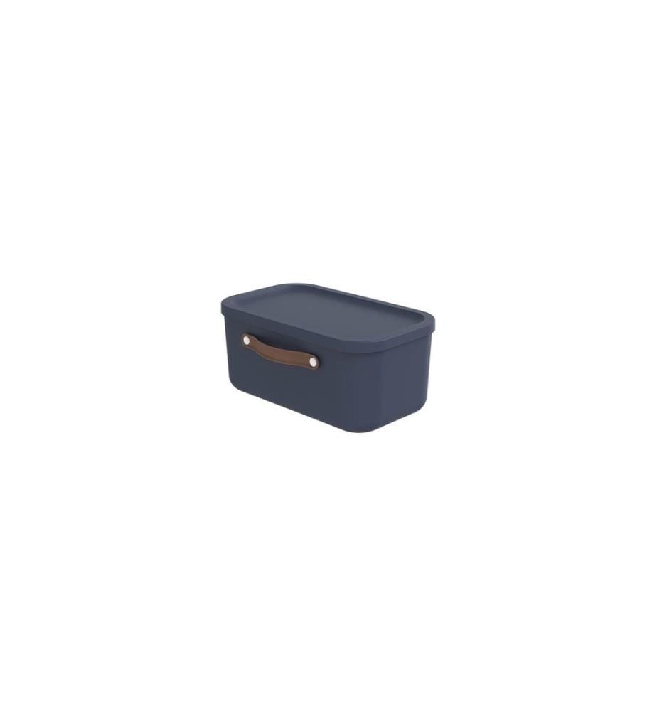 ROTHO - Boîte de rangement Maloja 12 l, bleu nuit
