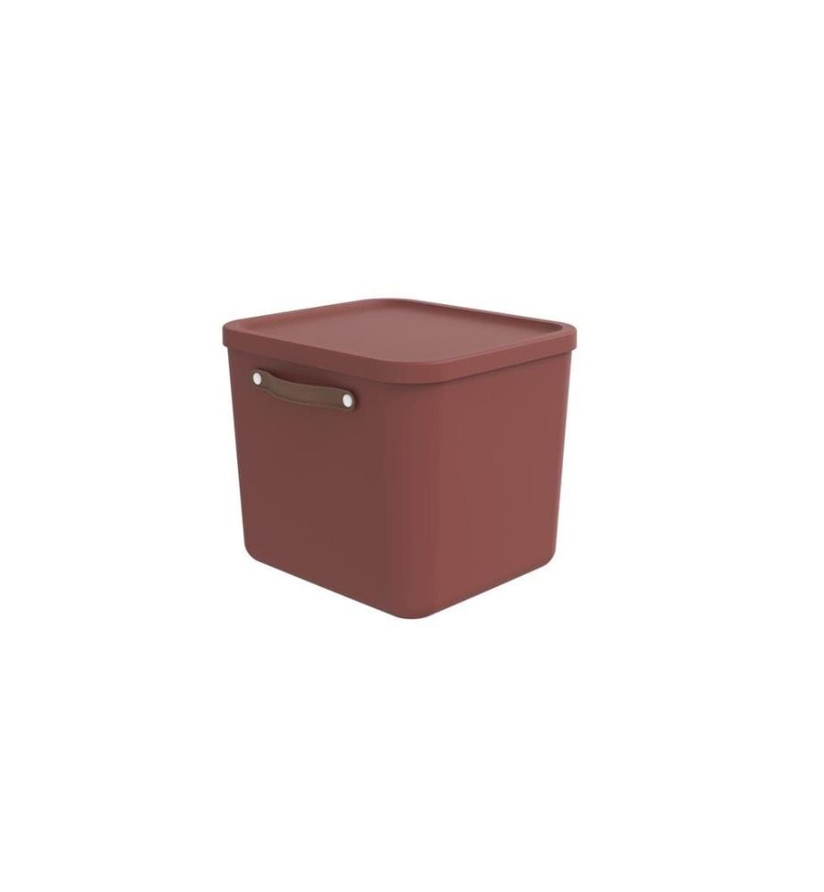 ROTHO - Boîte de rangement Maloja 40 l, Iron Rouge