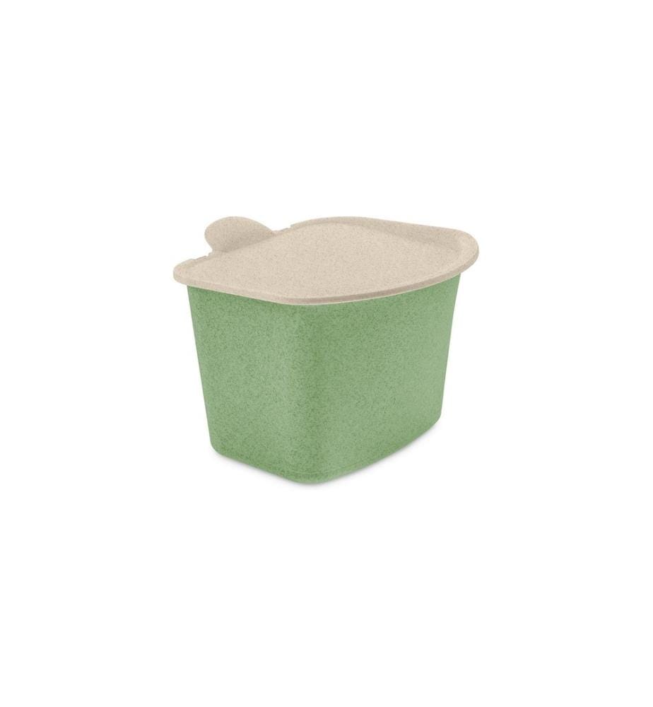 KOZIOL - Seau de recyclage Bibo 3 l, Leaf Green