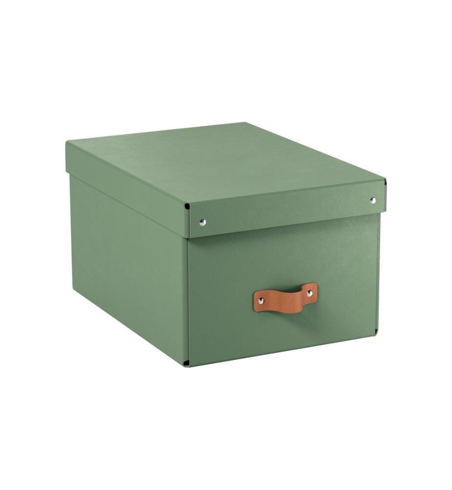 LEITZ - Boîte d'archives Puro moyenne avec couvercle à charnière, 2 pièces, Vert clair
