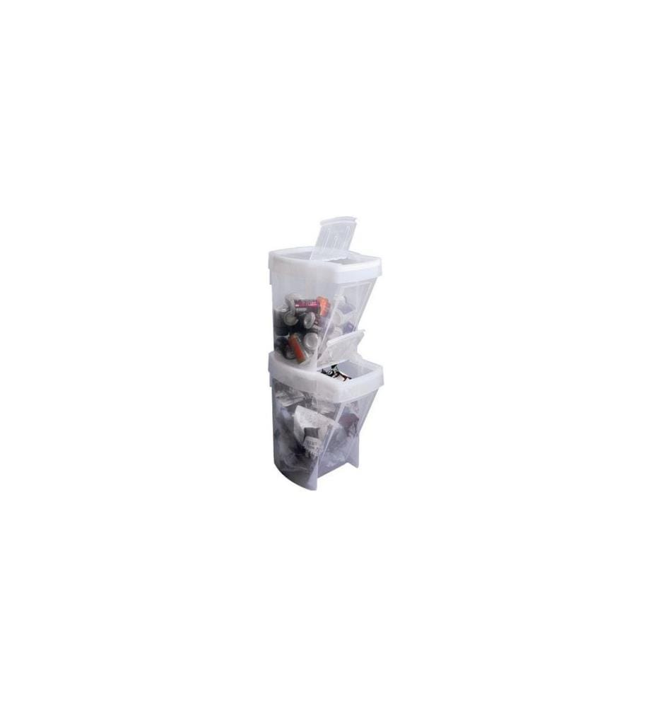 REALLY USEFUL BOX - Boîte de recyclage Transparent, 32 l