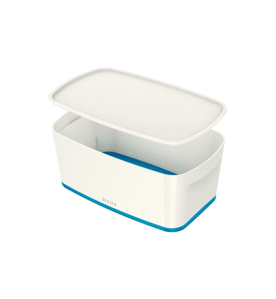 LEITZ - Boîte de rangement MyBox Petit Blanc; Bleu