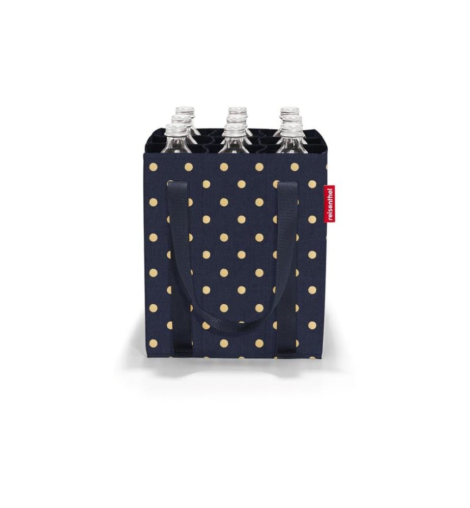 REISENTHEL - Sac à bouteilles Metallic Dots Blue