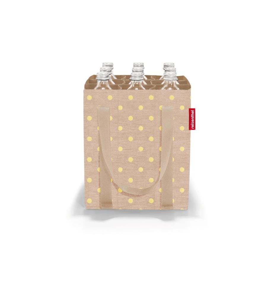 REISENTHEL - Sac à bouteilles Metallic Dots Coffee