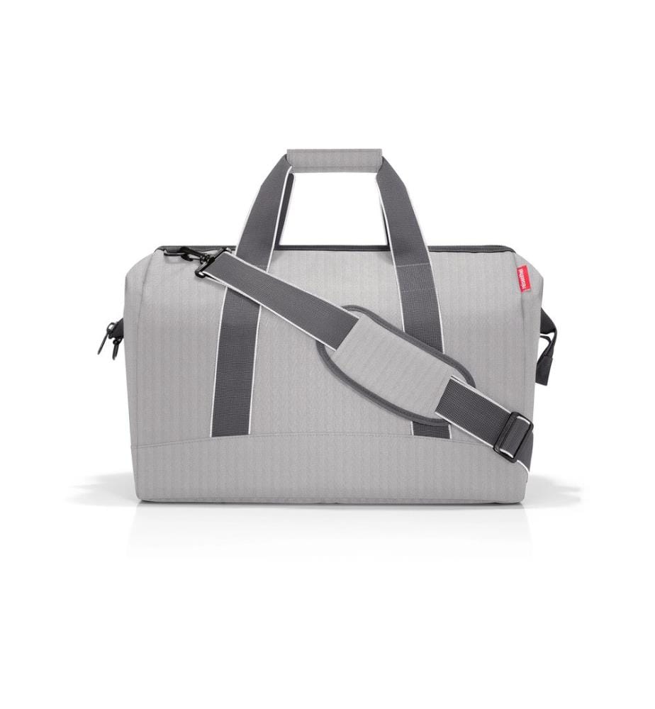 REISENTHEL - Sac à bandoulière Allrounder L Herringbone grey