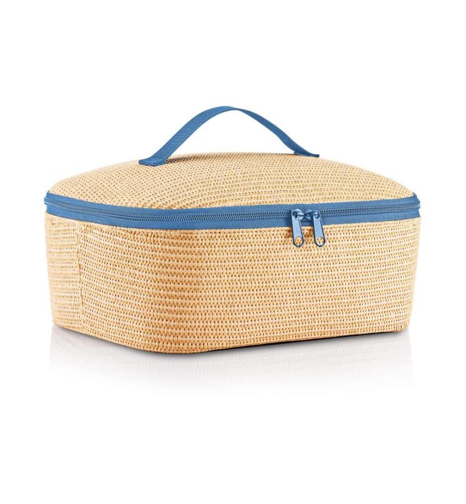 REISENTHEL - Sac isotherme M pocket Raffia blue