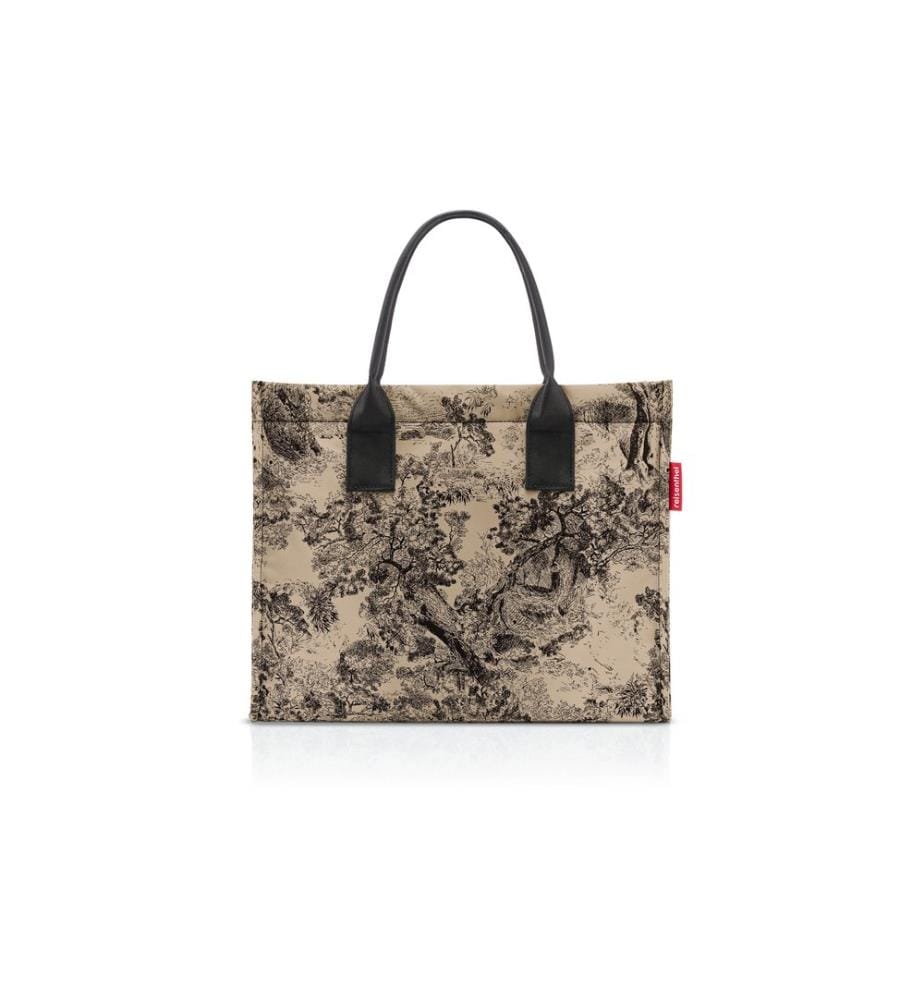 REISENTHEL - Sac Daily Shopper Marron jacquard