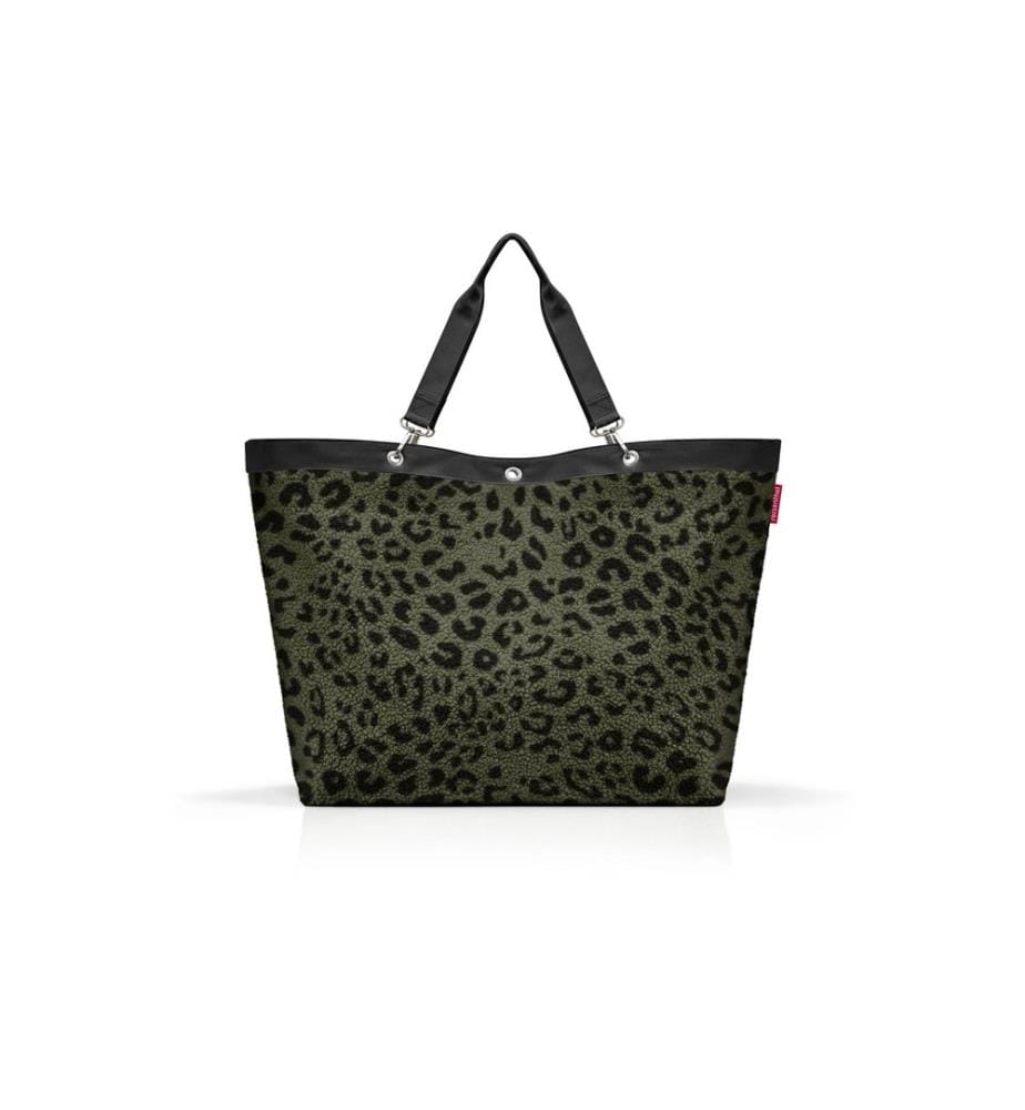 REISENTHEL - Sac à provisions Shopper XL 35 l, Vert foncé/Noir