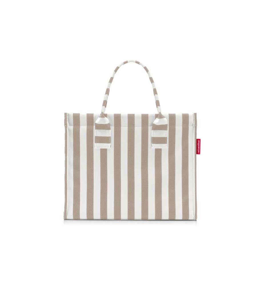 REISENTHEL - Sac Daily Shopper Summerstripes Coffee
