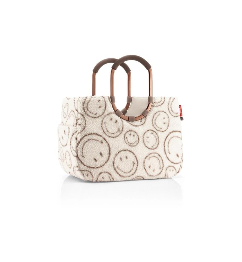 Reisenthel Panier de course Loopshopper L Smiley Teddy Chocolate