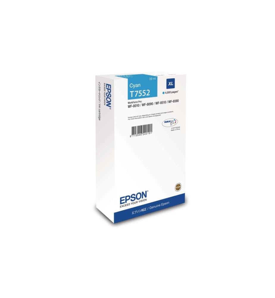 EPSON - Encre C13T755240 Cyan