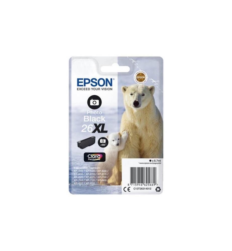 EPSON - Encre T26314012 Photo Black