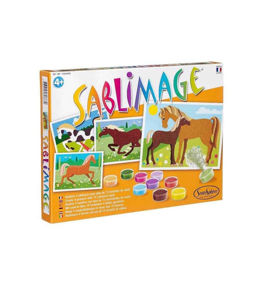 SENTOSPHERE - Kits de bricolage Photos de sable chevaux