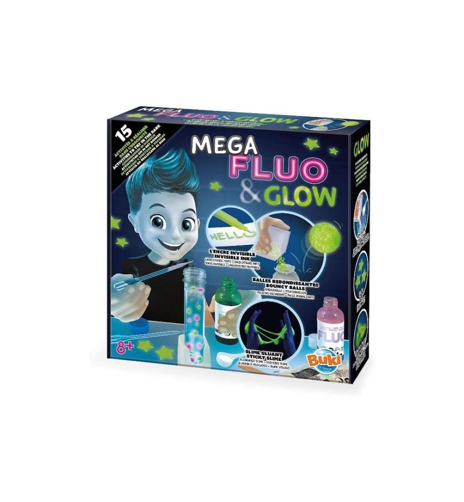 BUKI - Boîtes dexpérimentation MEGA FLUO & GLOW