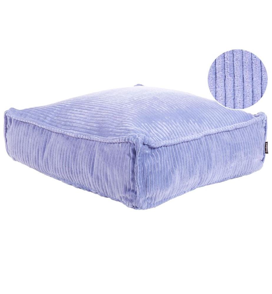 Pouf ALLOZAI Velours Violet clair