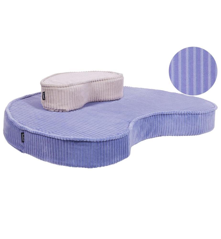 Pouf NILI Velours Violet clair