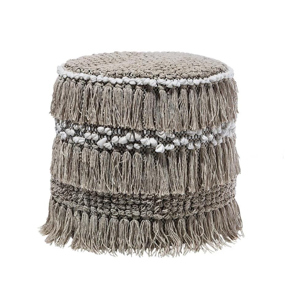 Pouf NOIDA Coton Beige