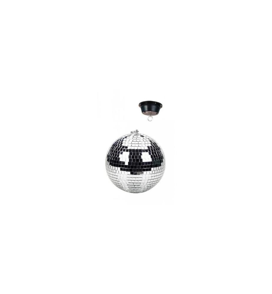 FUZZIX - Boule à facettes 30 cm avec moteur