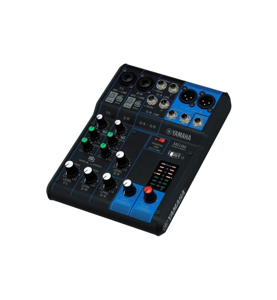 YAMAHA - Table de mixage MG06 - 6 canaux, analogique