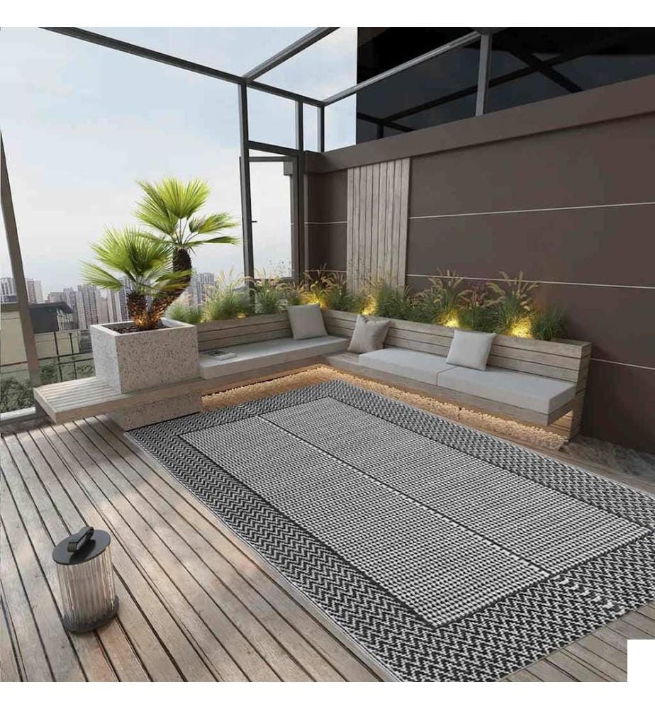 Tapis d'extérieur ARAKIL Gris 160x230 cm PP