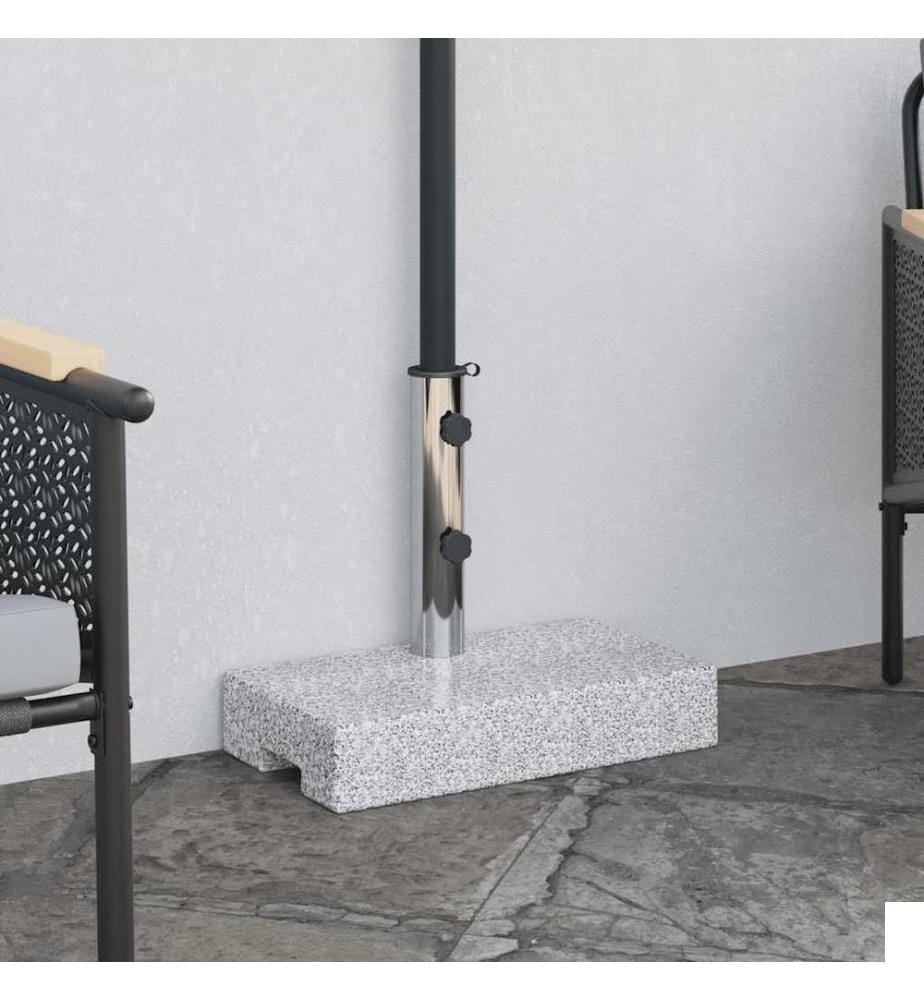 Socle de parasol Granite rectangulaire 25 kg