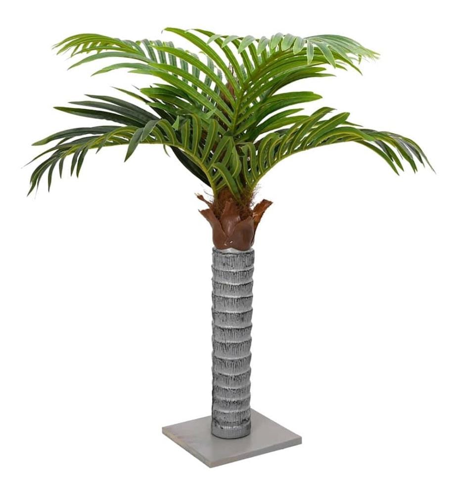 Palmier artificiel 6 feuilles 100 cm vert