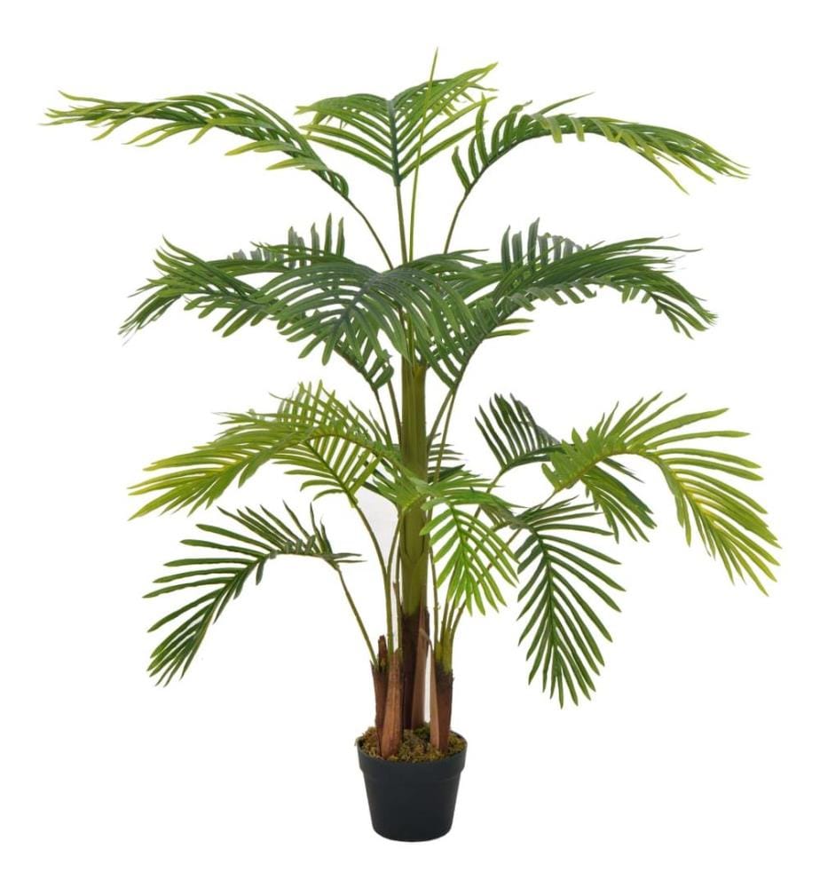 Plante artificielle avec pot Palmier Vert 120 cm