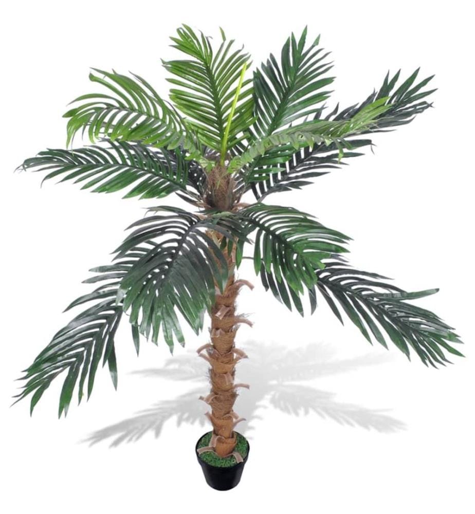 Cocotier artificiel avec pot 140 cm