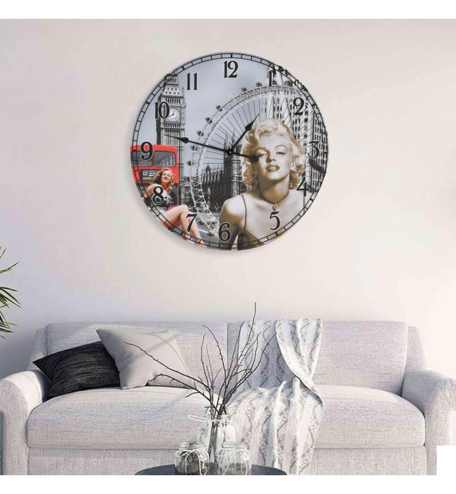 Horloge murale vintage 60 cm