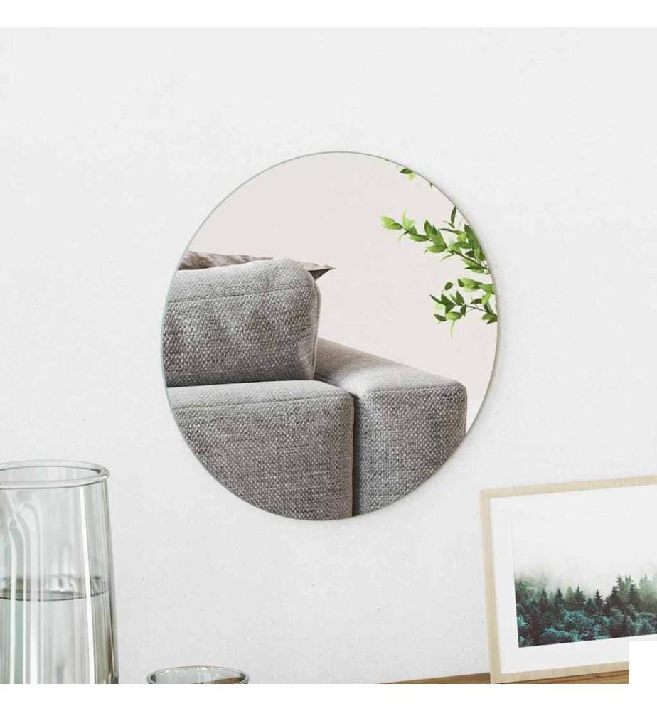 Miroir mural Rond Ø 30 cm verre trempé