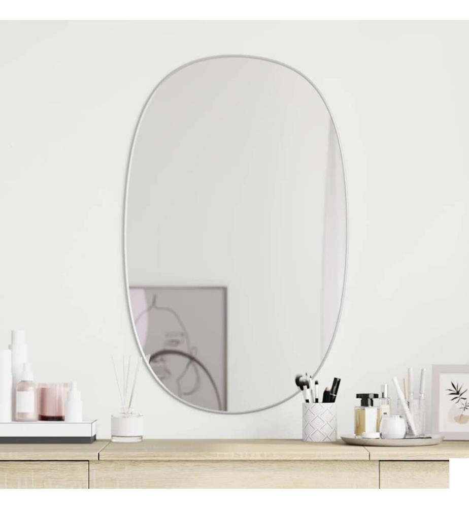 Miroir mural Argenté 70x45 cm