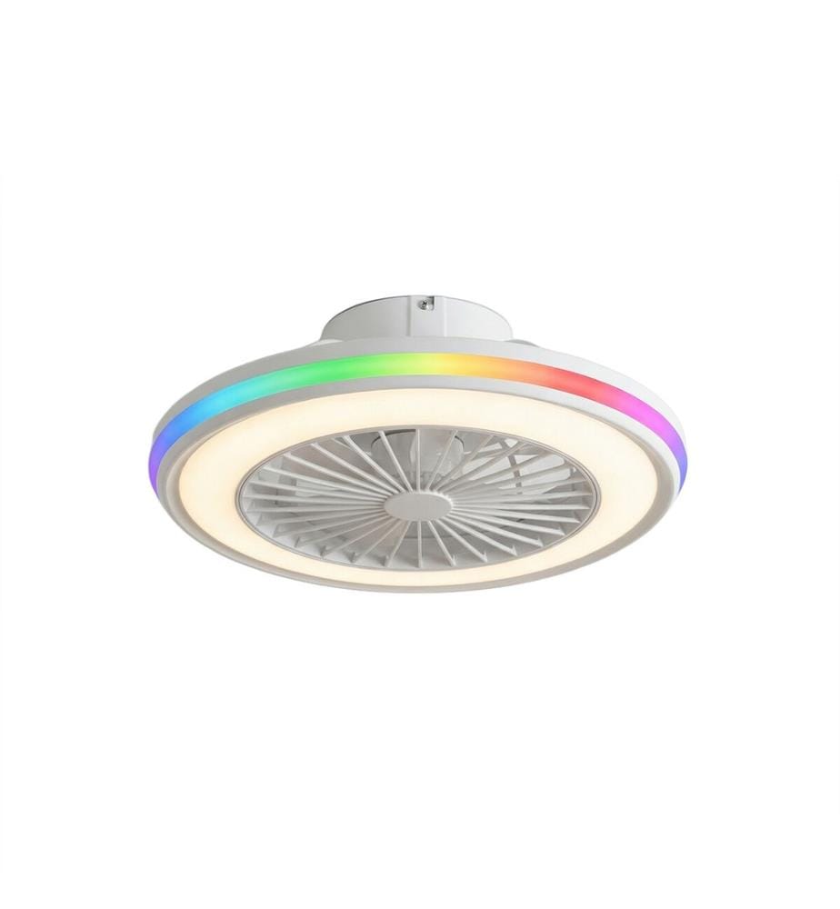 Ventilateur de plafond avec lumière LED RVB