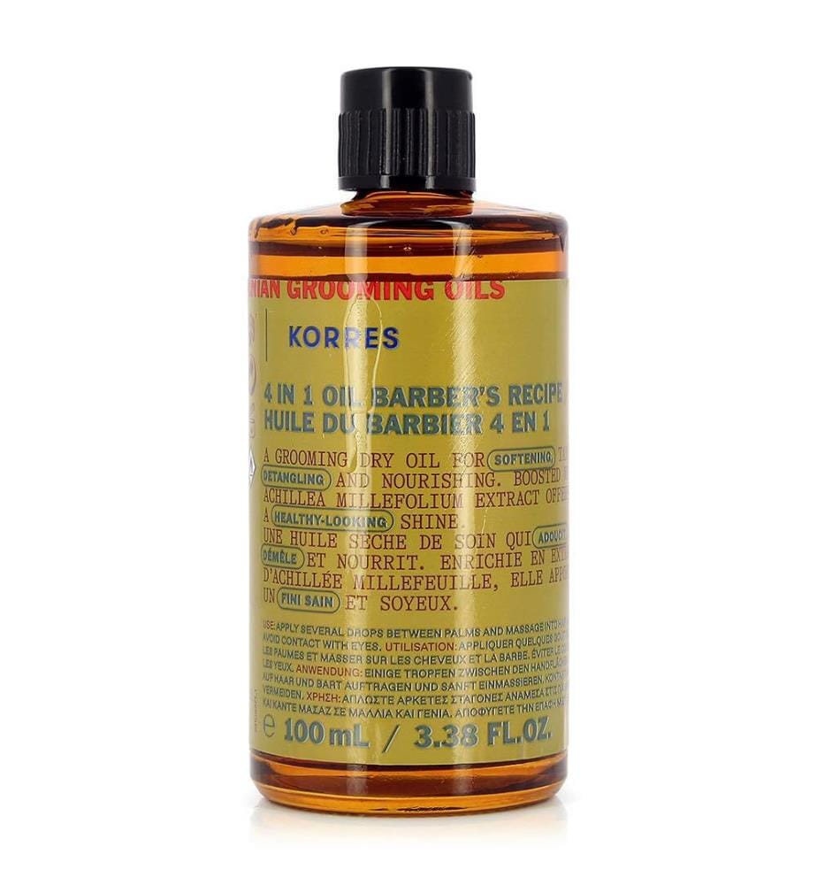 Huile 4-en-1 du Barbier Athenian Grooming 100ml
