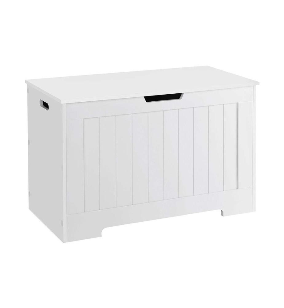 VASAGLE - Coffre en bois 76 x 48 cm, Blanc