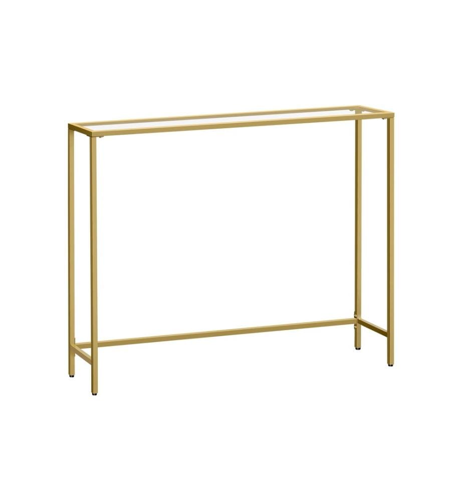 VASAGLE - Table console 100.5 x 80 cm, Or