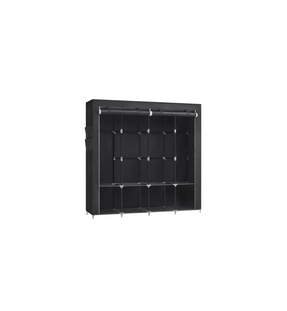 Songmics - Armoire en tissu Noir
