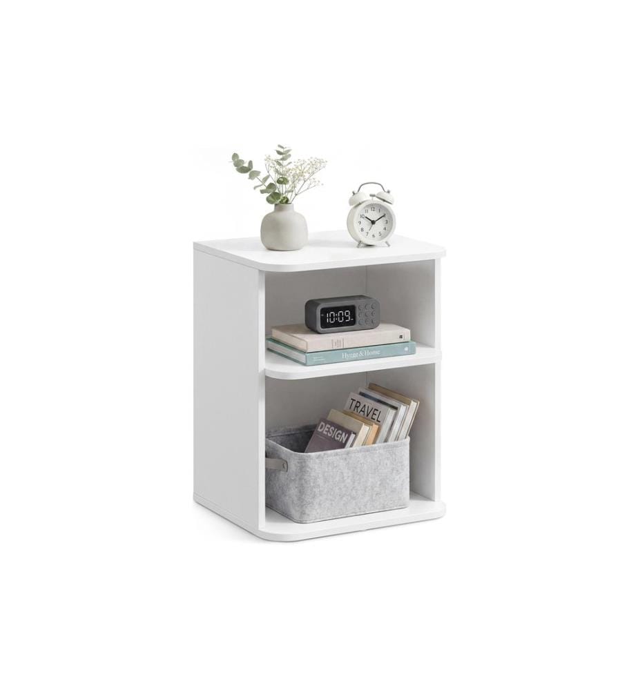 VASAGLE Table de nuit 35 x 45 cm, Blanc