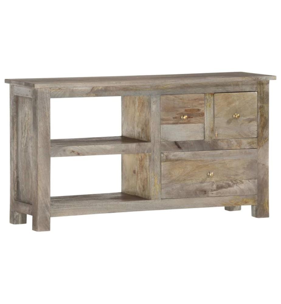 Meuble TV 100x30x55 cm Bois de manguier massif
