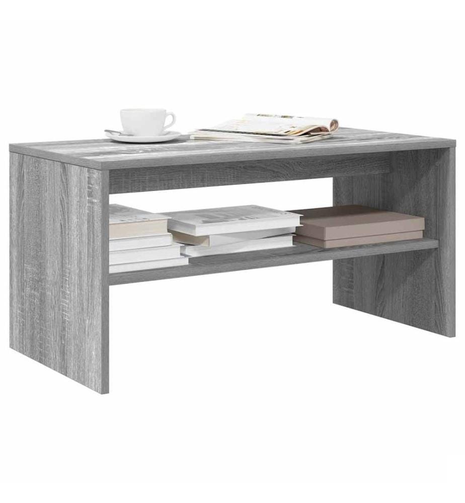 Meuble TV sonoma gris 80x40x40 cm bois d'ingénierie