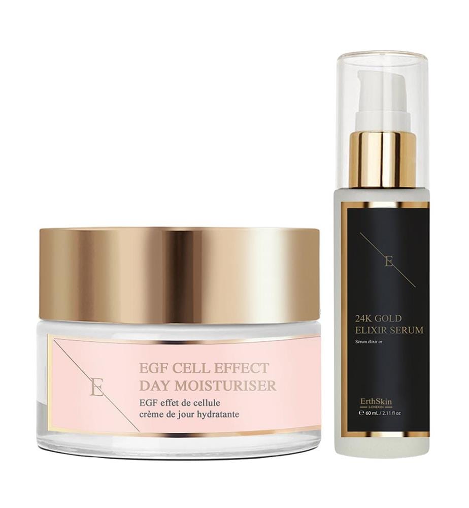 Sérum Elixir Anti-Rides 24k Gold 60 ml + Crème hydratante de jour EGF Cell Effect 50 ml