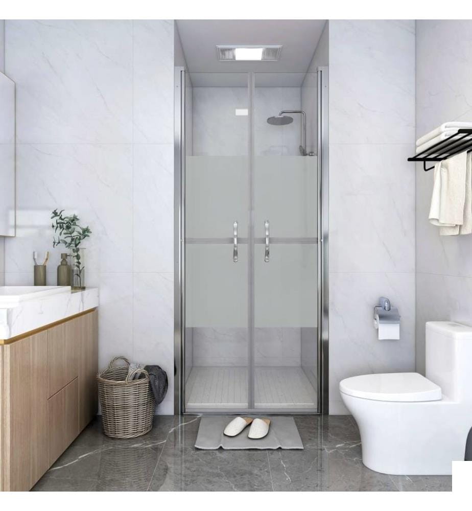 Porte de douche ESG demi-dépoli 91x190 cm