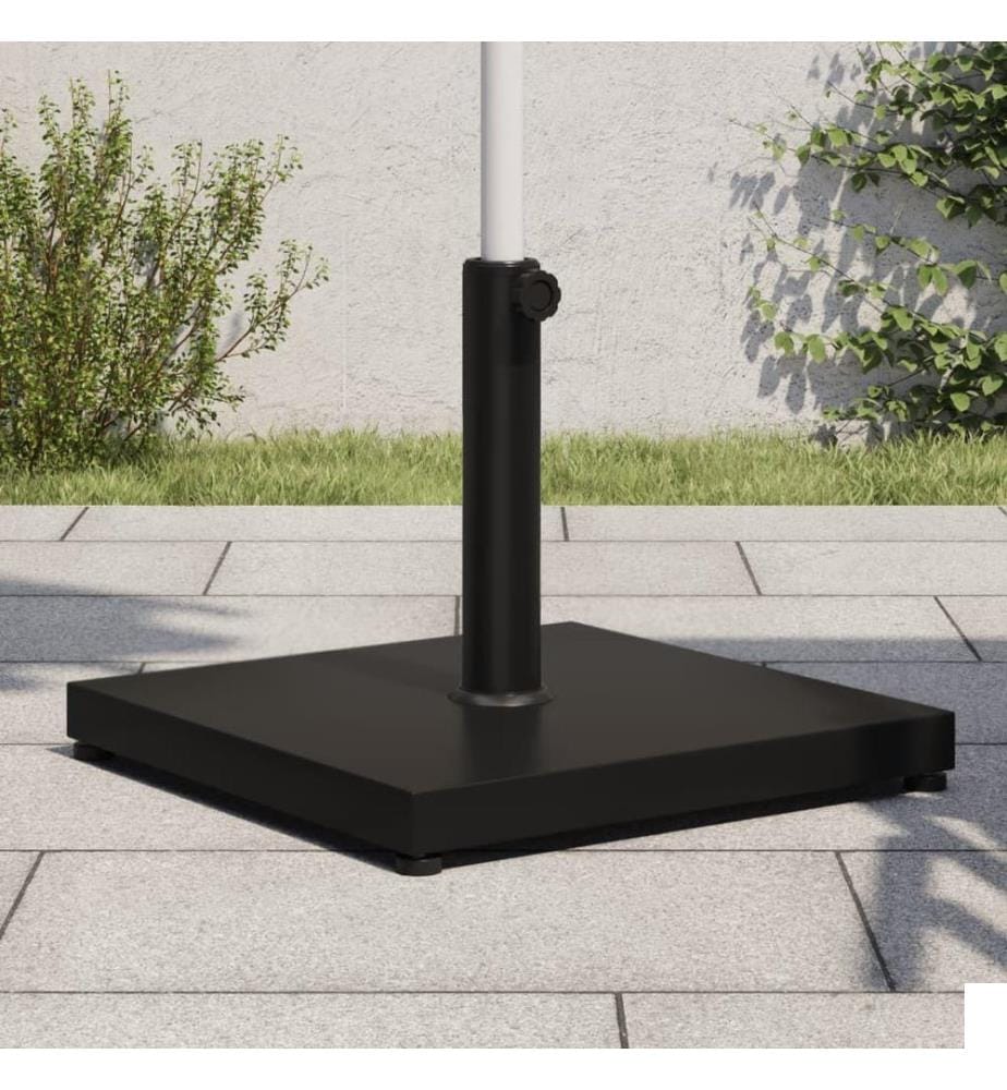 Base de parasol pour mâts Ø32/38/48 mm 18 kg carré