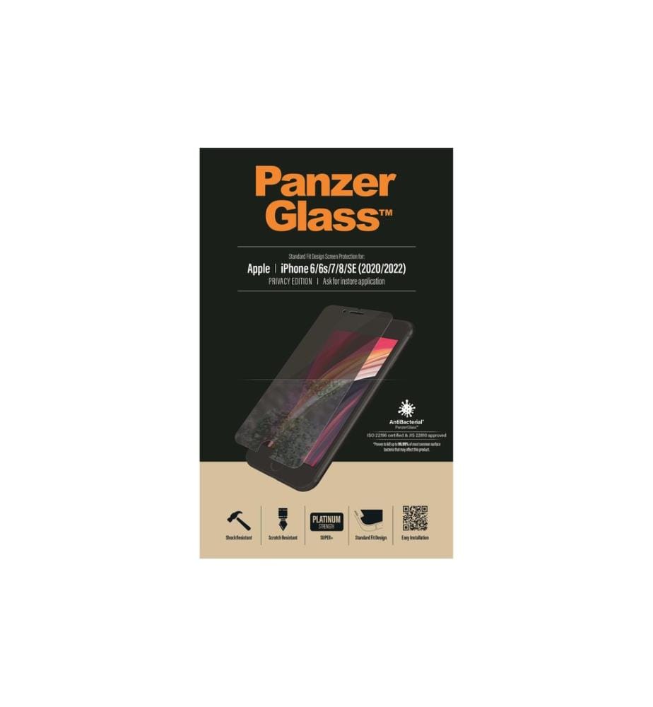 PANZERGLASS - Protection décran Privacy iPhone 6/6S/7/8/SE 2020/2022