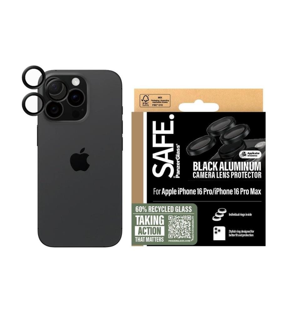 SAFE. - Lens Protector iPhone 16 Pro / 16 Pro Max Noir