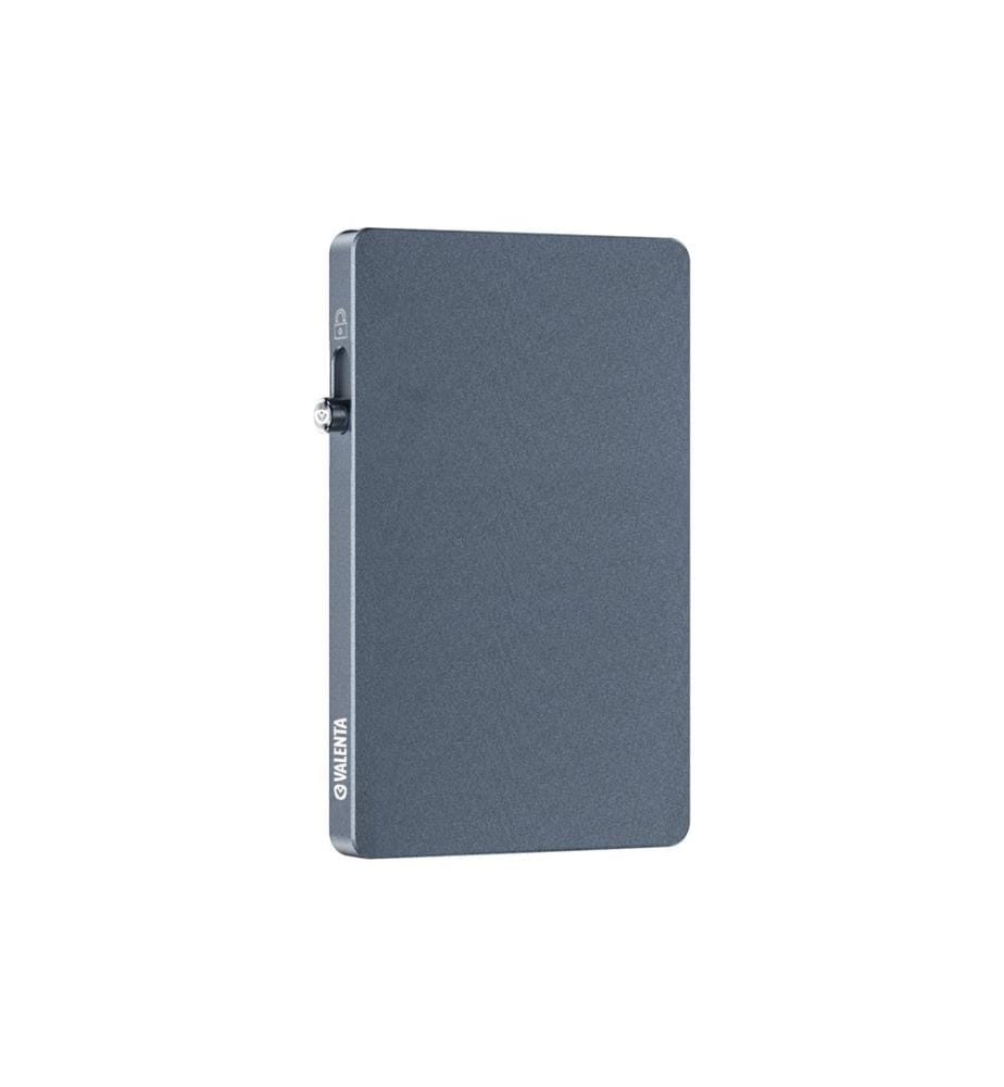 Valenta - CardCase Aluminium MagSafe, Gris