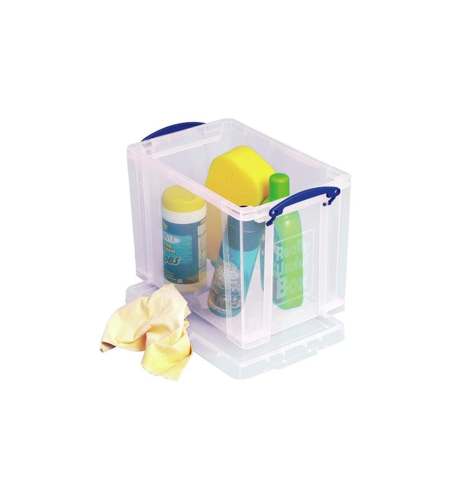 REALLY USEFUL BOX - Boîte de rangement 19 Litre Transparent