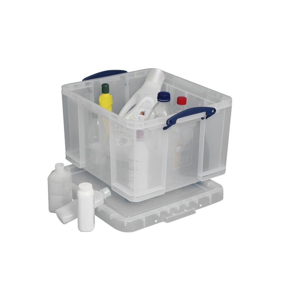 REALLY USEFUL BOX - Boîte de rangement 42 litres Transparent